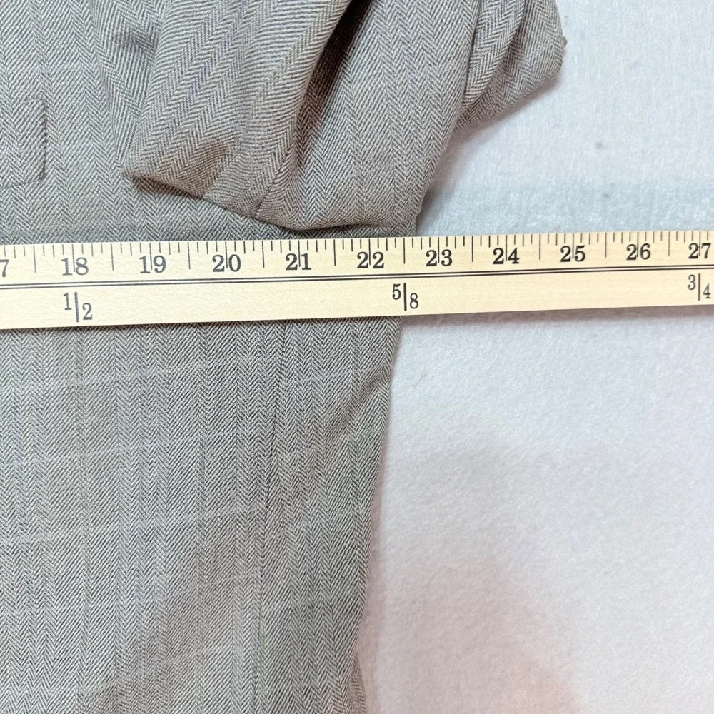 Pendleton Wool Blazer Herringbone Plaid Two Button‎ Sport Coat 42 Short,Business